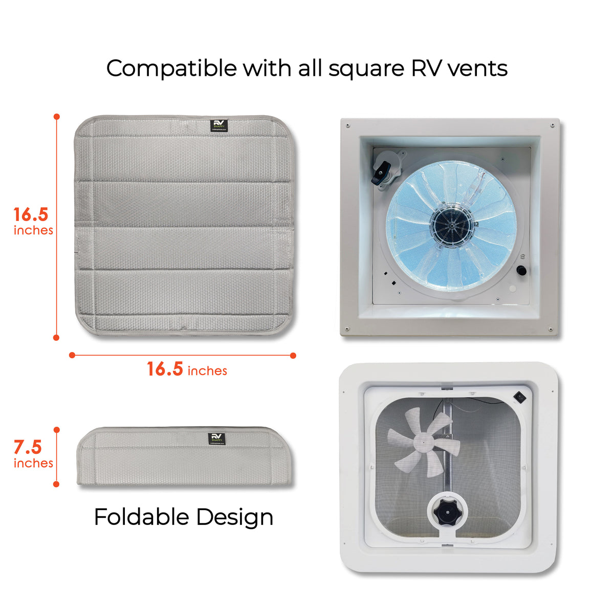 RV Snappy Magnetic Vent Cover