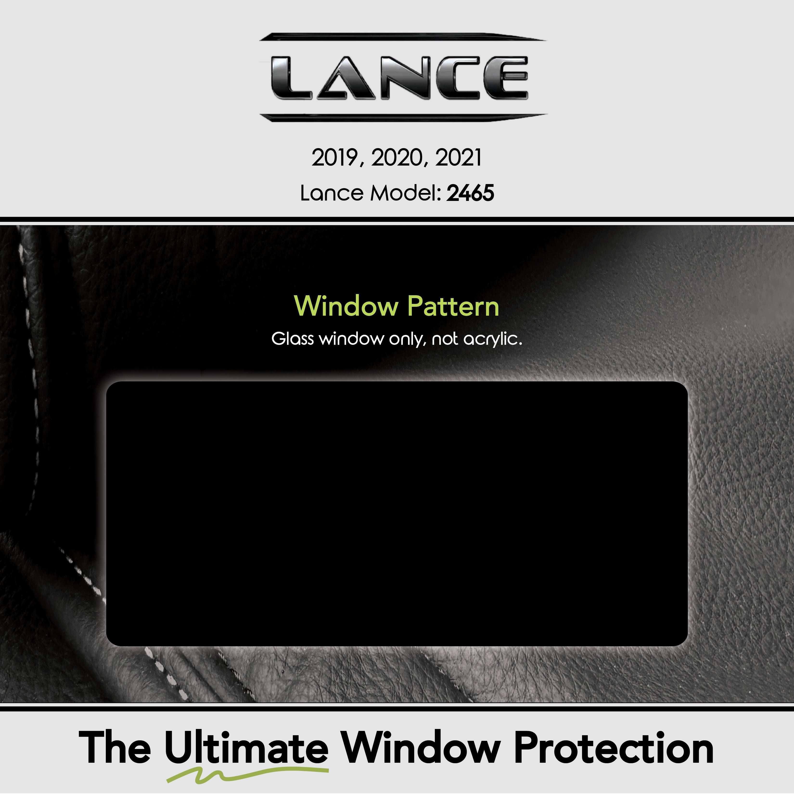 RV Shady for Lance 2465 2019-2021 (Horizontal Glass)