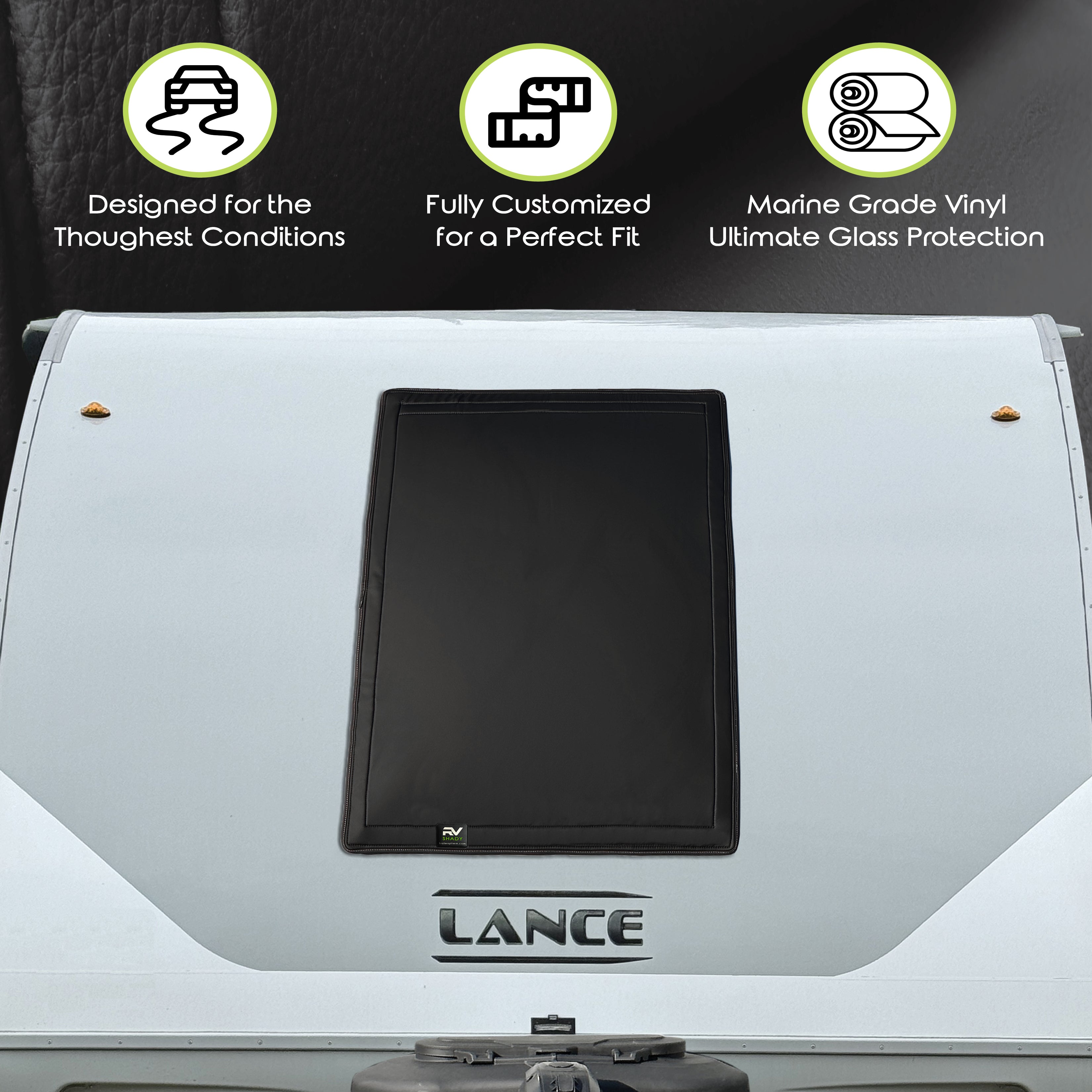 RV Shady for Lance 2015-2021 (Vertical Glass)