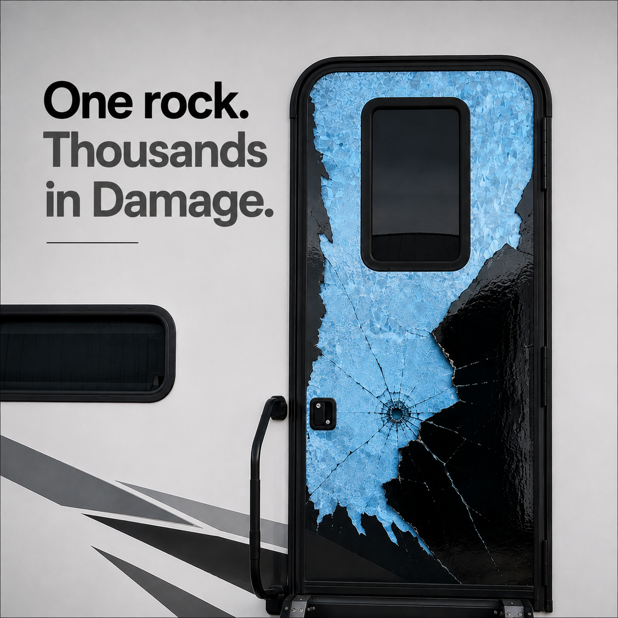 RV Shady for Entry Glass Door