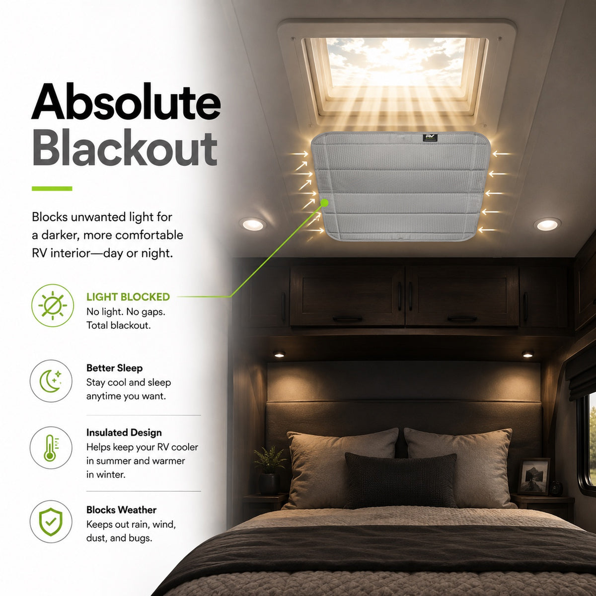 RV Snappy Magnetic Vent Cover
